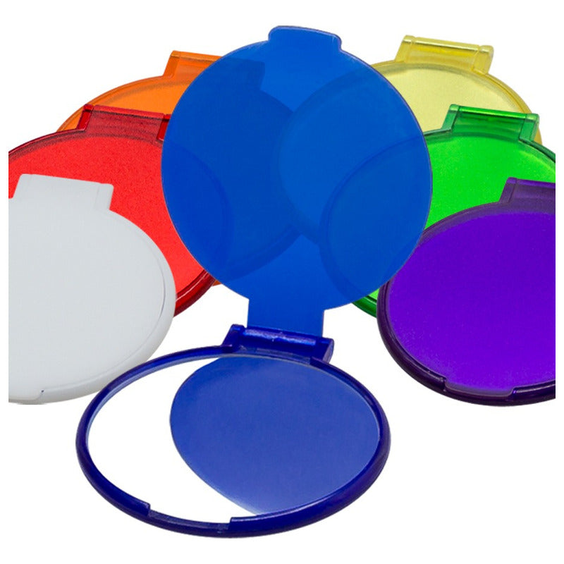 Espejos Económico De Bolsillo Pack 70 Unds Colores Surtidos