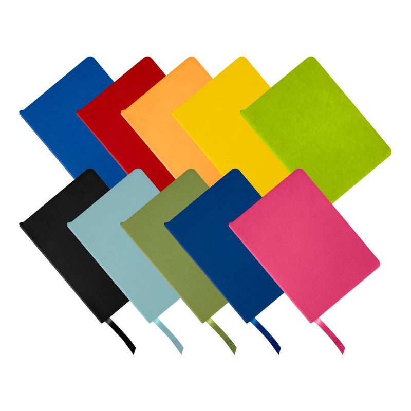 Cuaderno Pu Eco Cuero Colores Surtidos Pack 5 Unidades