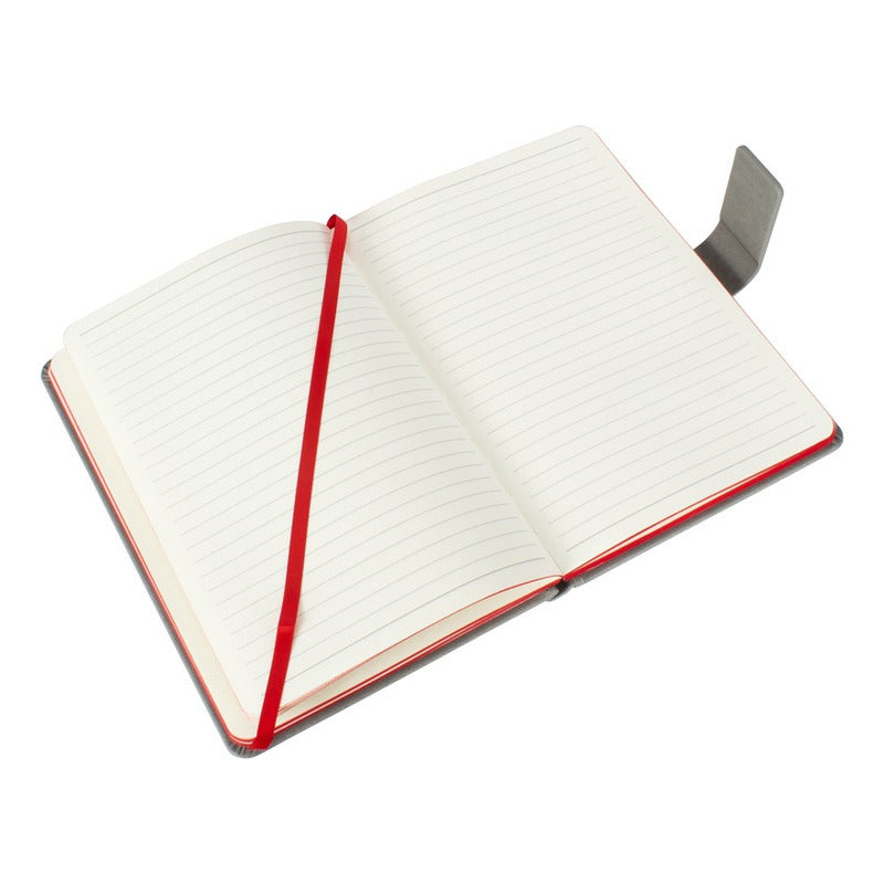 6 Libretas A5 Cierre Hebilla Imantado Y Tapa Dura Surtidas