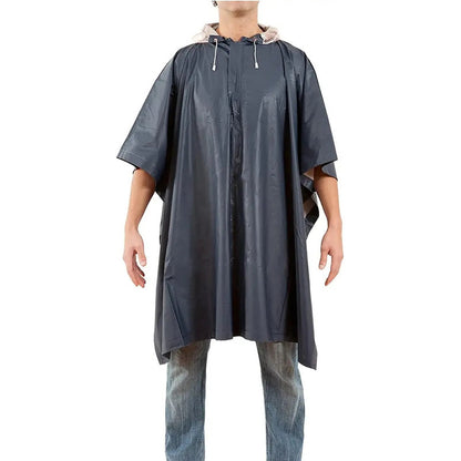 Poncho Impermeable Pvc Con Gorro Pack 2 Unidades