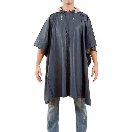 Poncho Impermeable Pvc Con Gorro Pack 2 Unidades