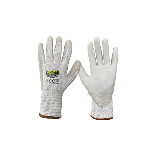 Guantes Anticorte Cut-5 Pu Alta Calidad Certificado Pack 10