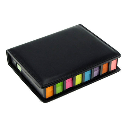 Set De Notas Adhesivas De Pu Negro