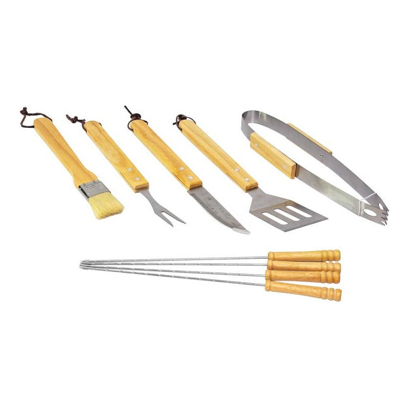 Parrilla Portátil  + Set De Herramientas + Bolso Cooler