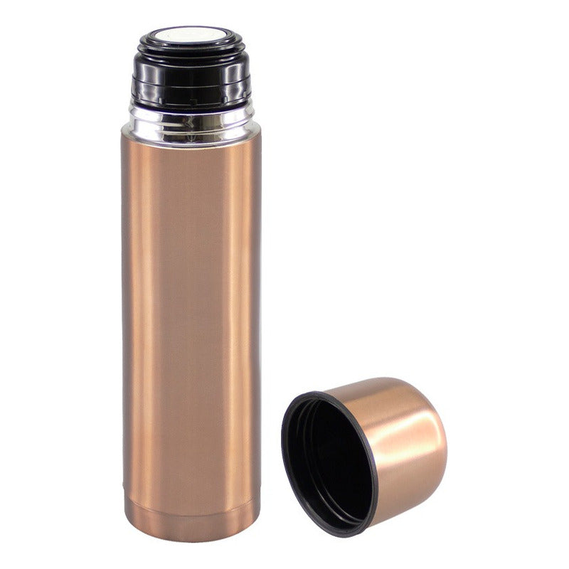 Termo Metálico Cobre Capacidad 1/2 Litro