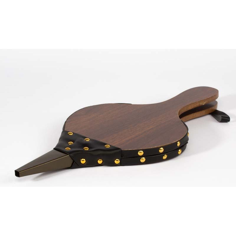 Soplador De Carbón Para Parilla / Chimenea En Cuero Y Madera