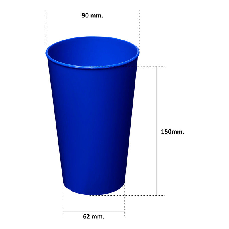Vaso Reutilizable Transparente 590ml Pack 6 Unidades