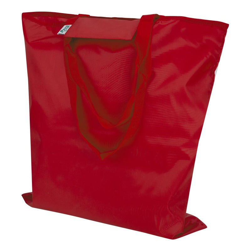Bolsa De Compras Compactable En Tela Rpet Pack 10 Unds.