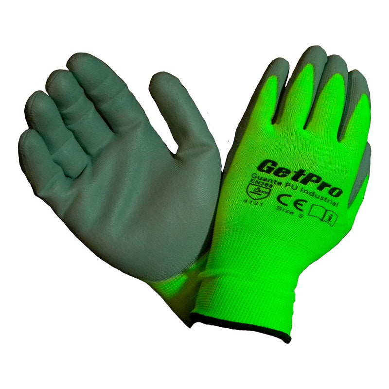 Guantes De Trabajo Pu Alta Calidad Certificado Pack 12 Pares