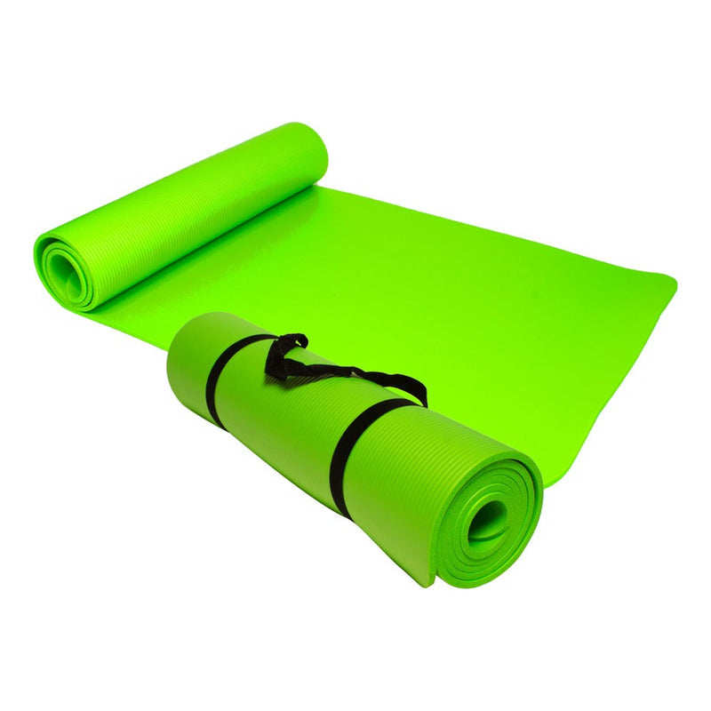 Pack 3 Mat Yoga 8 Mm Alfombra Gruesa Colores Surtidos Color