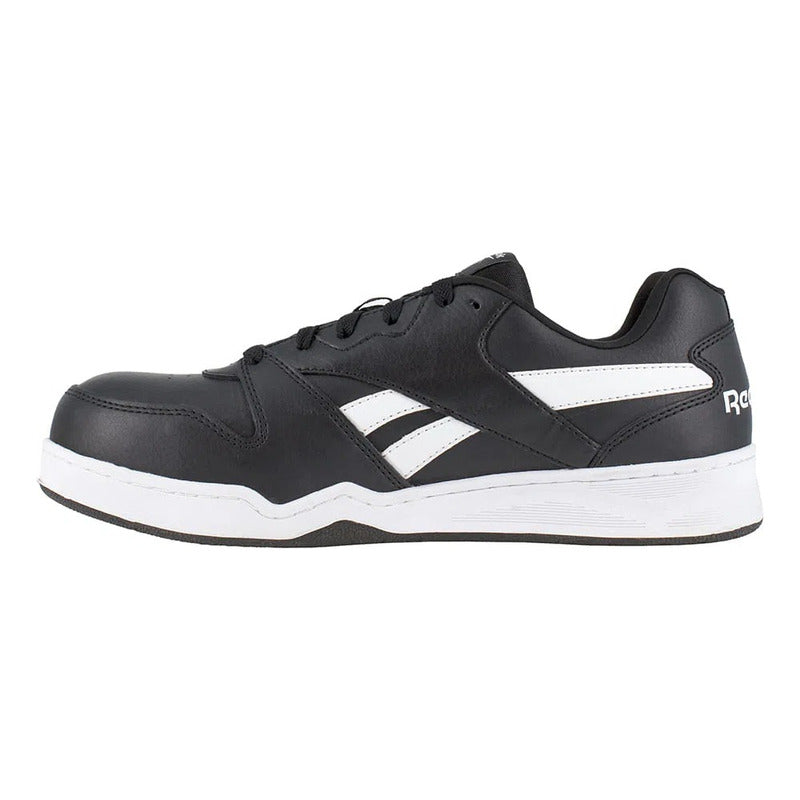Zapatilla De Seguridad Reebok Hombre Caña Baja Negro/blanco
