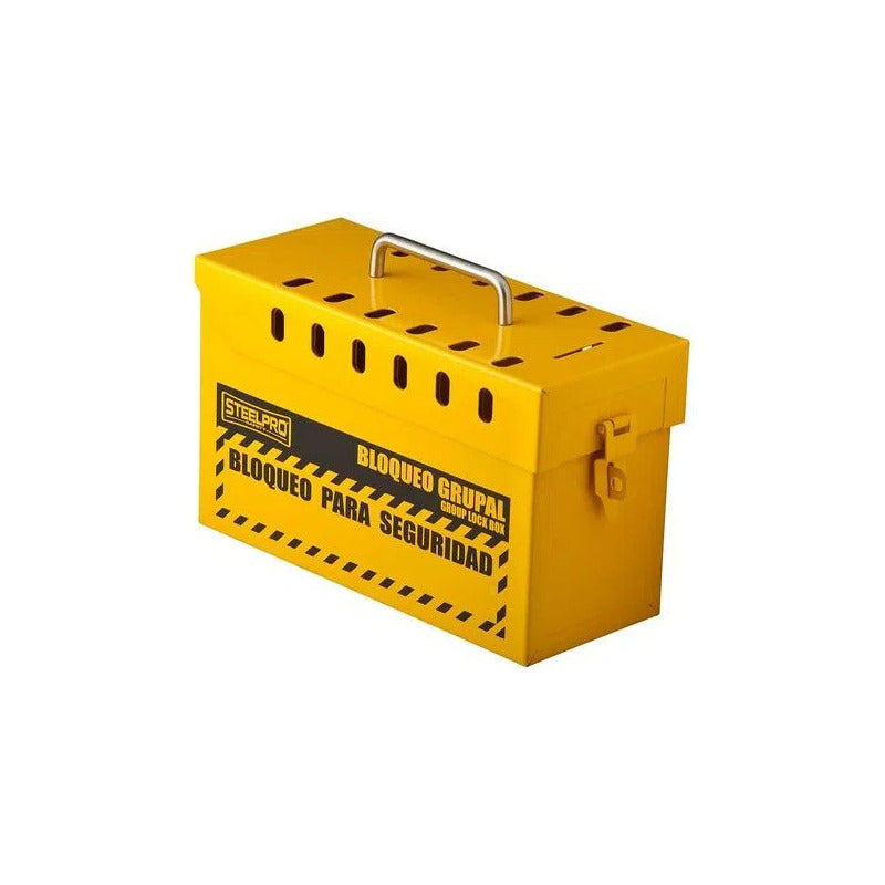 Caja De Bloqueo Grupal Amarilla