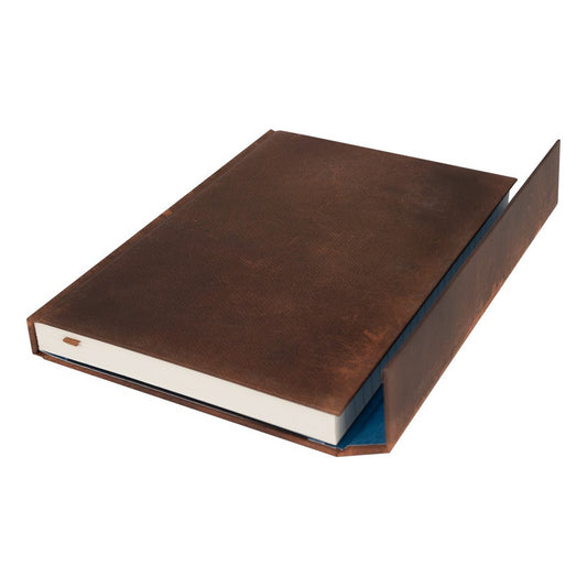 Cuaderno Tapa Dura Café Envejecido Imantado