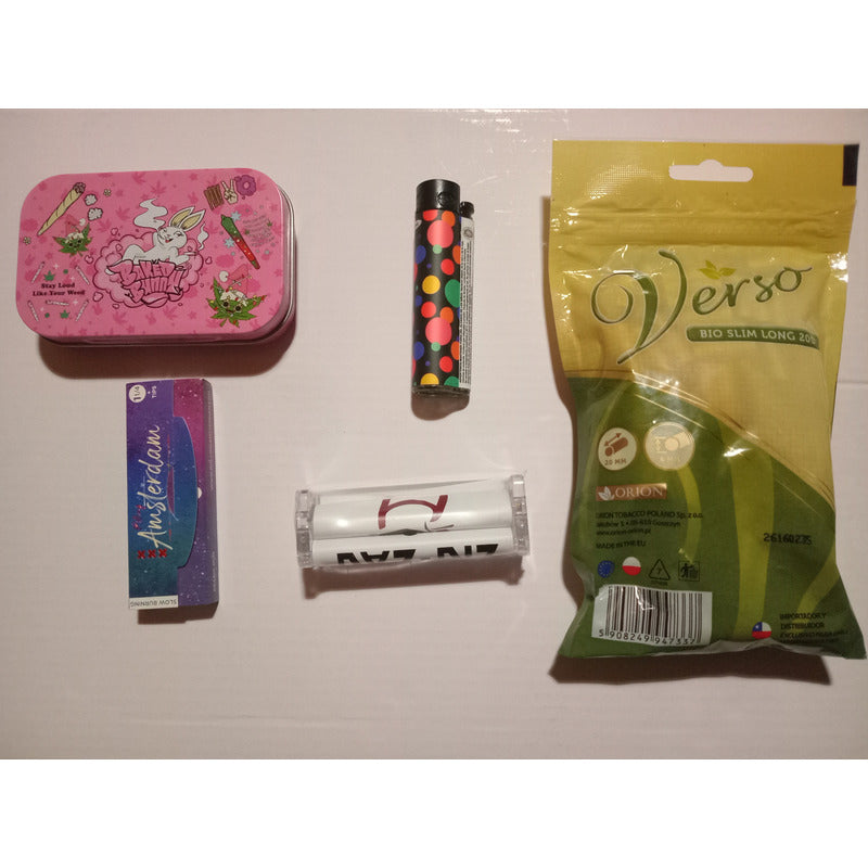 Pack Caja Metálica Baked Bunny + Accesorios Para Enrolar