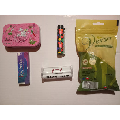 Pack Caja Metálica Baked Bunny + Accesorios Para Enrolar
