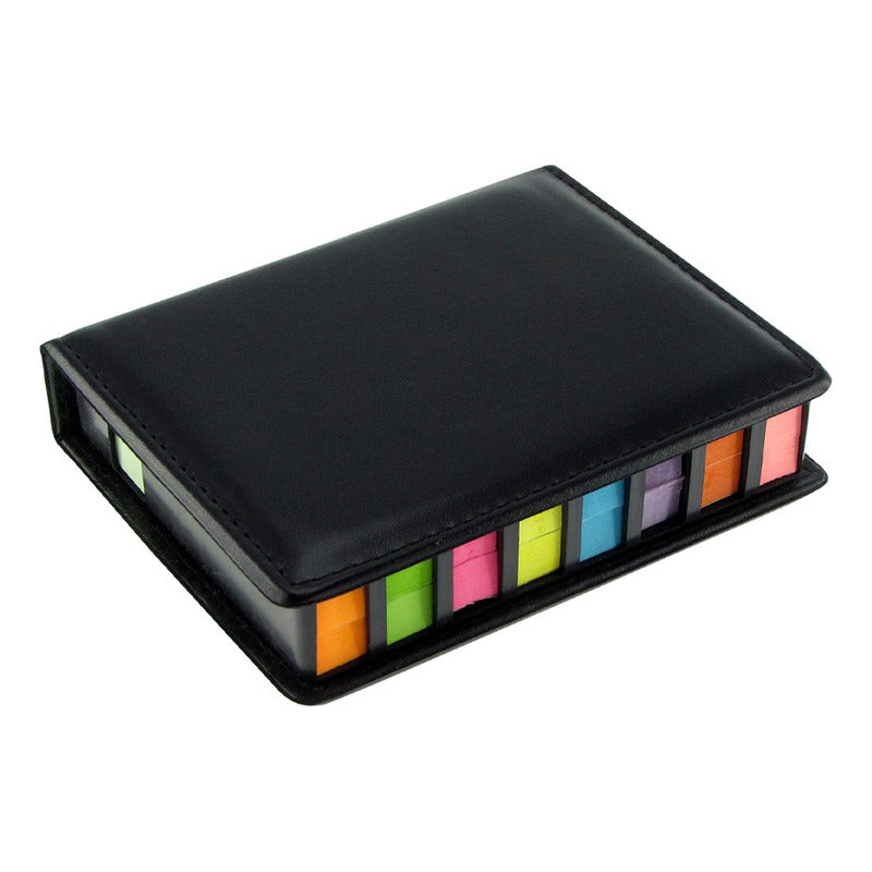 Set De Notas Adhesivas De Pu Negro Pack De 20 Unidades