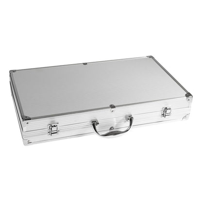 Set Parrillero Asado 24 Piezas Acero Inoxidable Con Maleta