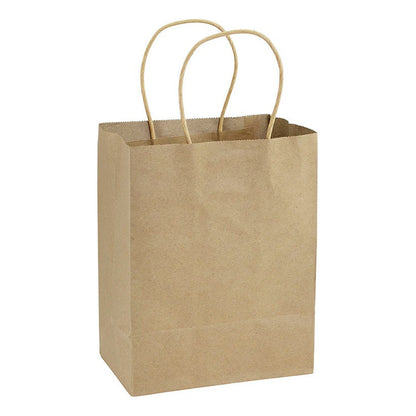 Bolsa De Papel 120g/m2, 15x20x10 Cm, 100 Unds