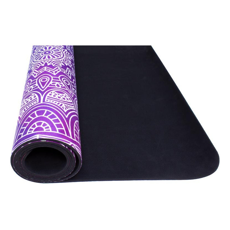 Mat Alfombra Para Yoga O Pilates Cubierta Terciopelo 5mm