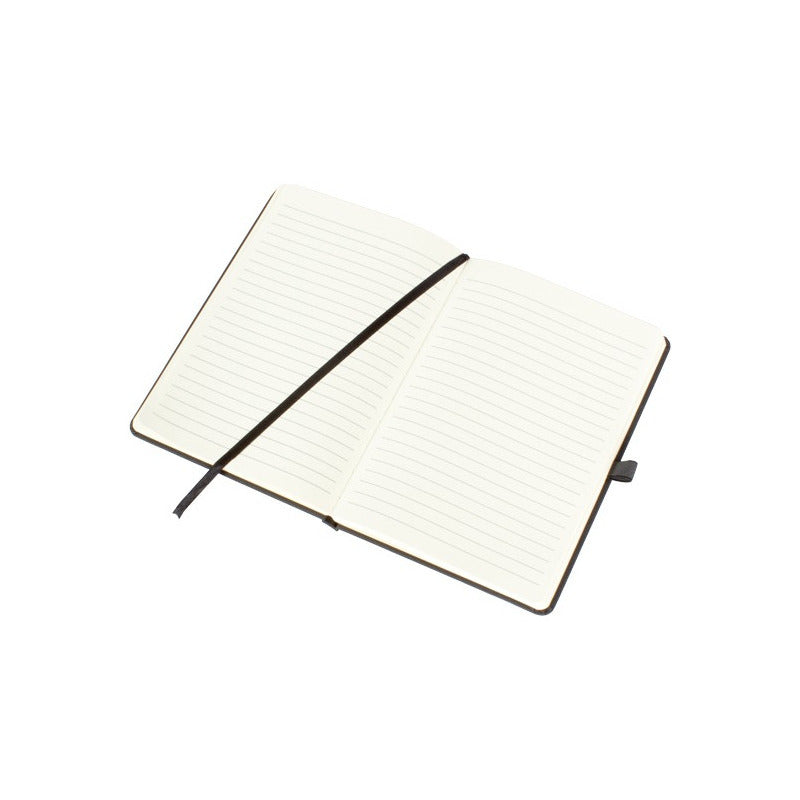 Libreta Elegante Diseño Cierre Elasticado Negro Set 3 Piezas