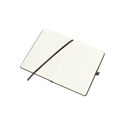 Libreta Elegante Diseño Cierre Elasticado Negro Set 3 Piezas