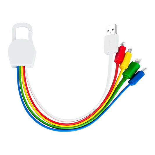 Cable Multicargador Usb Pack 2 Unidades
