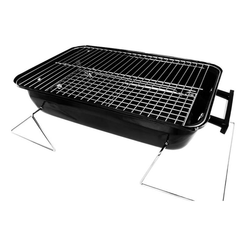 Parrilla Portátil  + Set De Herramientas + Bolso Cooler