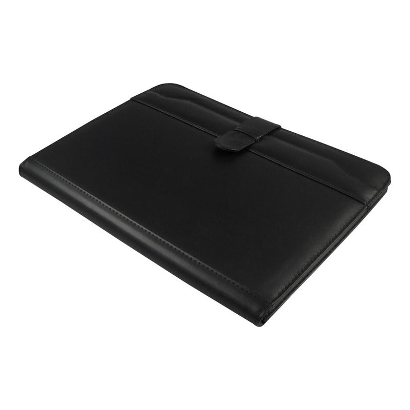 Carpeta Ejecutiva Símil Cuero + Block + Calculadora Solar