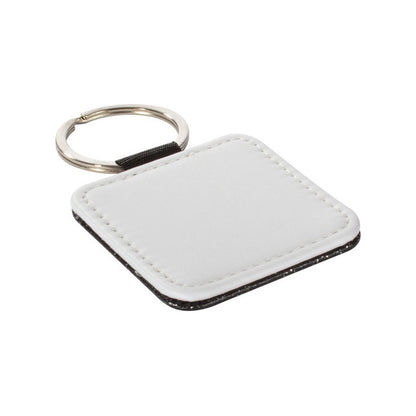 Llavero Bandera Blanco Pu Sublimación Pack 6 Unidades