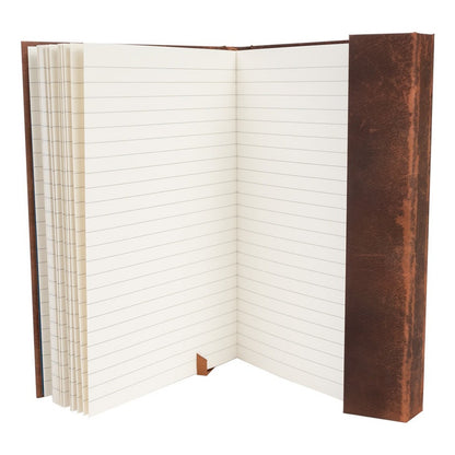 Cuaderno Tapa Dura Café Envejecido Imantado