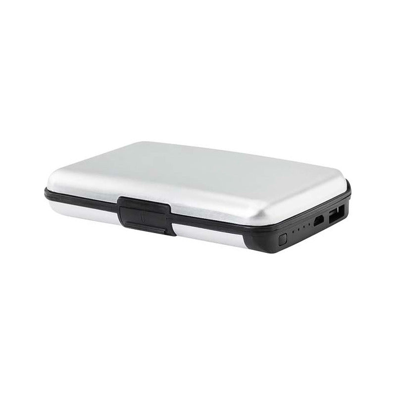 Porta-tarjetas Anti-clonación Rfid Con Power Bank, 2 Unds