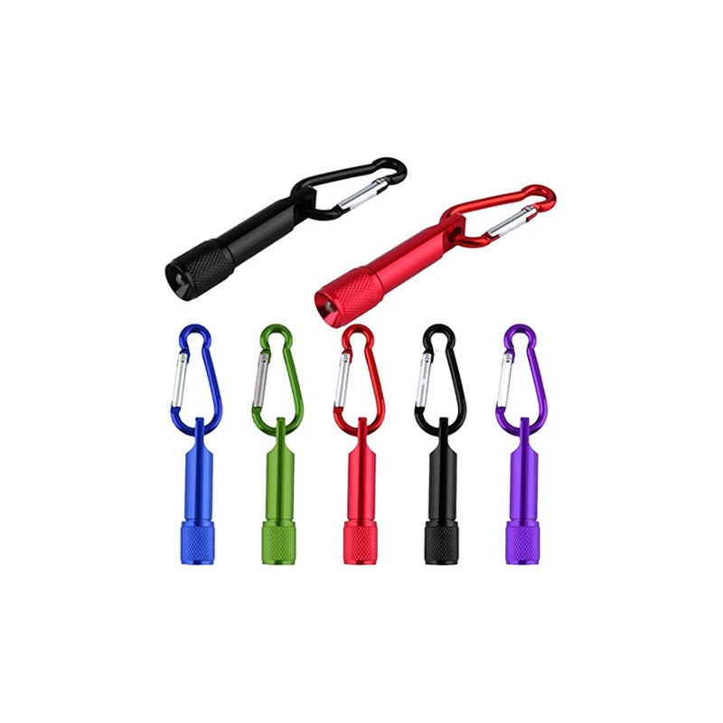 Llavero Metalico Mini Linterna Pack 10 Uds Colores Surtidos