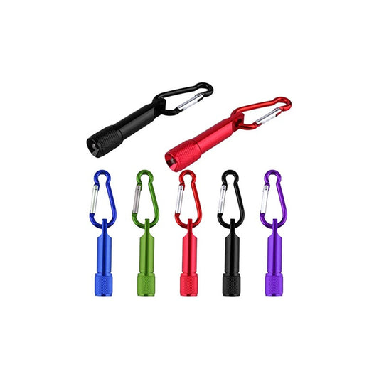 Llavero Metalico Mini Linterna Pack 10 Uds Colores Surtidos