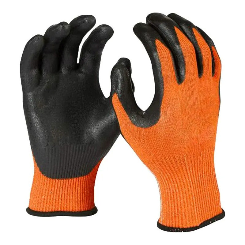 Guante De Trabajo Seguridad Palma Nitrilo Pack 3 Pares