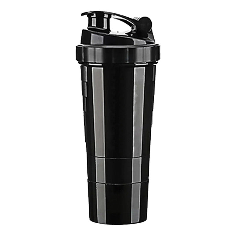 Vaso Proteina Botella Shaker Para Batido Gym 3 En 1