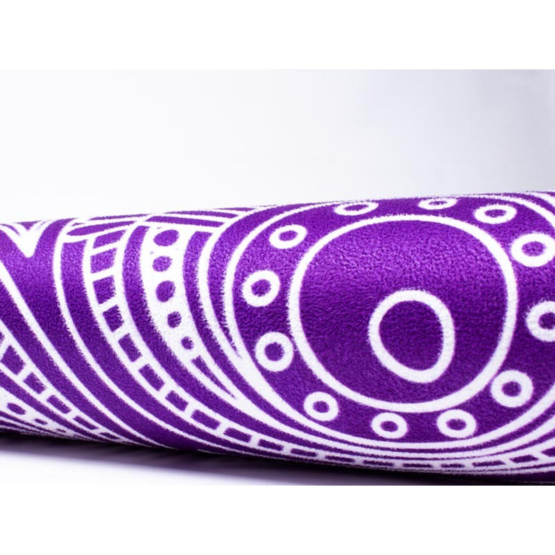 Mat Alfombra Para Yoga O Pilates Cubierta Terciopelo 5mm