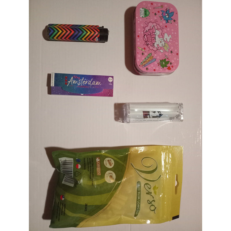 Pack Caja Metálica Baked Bunny + Accesorios Para Enrolar