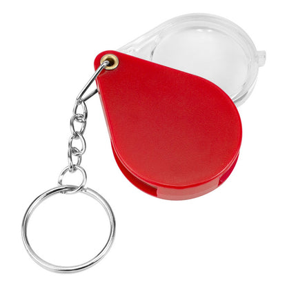 Llavero Plástico Con Lupa. Pack De 50 Unidades Colores Disp.