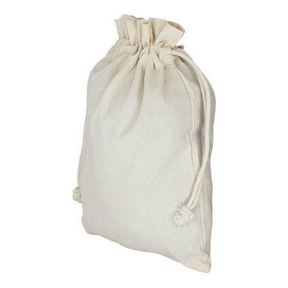 Bolsas de Algodón Color Negro con Cordón Tipo Saco 120 g/m² | Pack x10