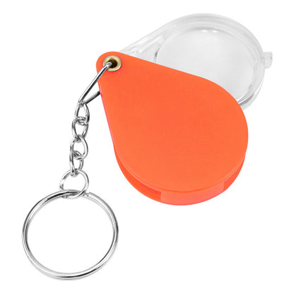 Llavero Plástico Con Lupa. Pack De 50 Unidades Colores Disp.