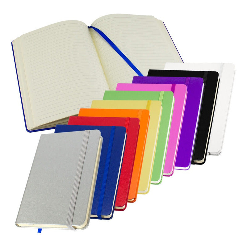 Cuaderno Colores Pu 14.2 X 21.4 X 1.3 Cm. Pack 5 Unidades