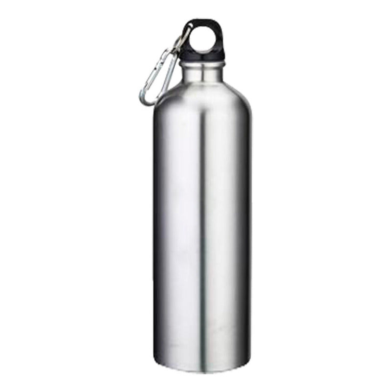 Botella De Aluminio Para Agua Con Tapa Rosca 800ml