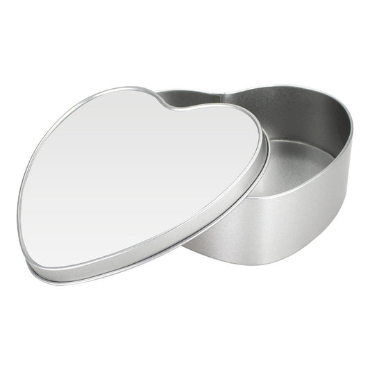 Caja Metálica Diseño Corazón Para Sublimación