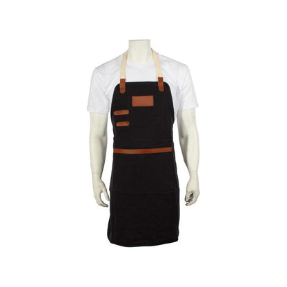 Pechera Asador Canvas Algodon Natural.