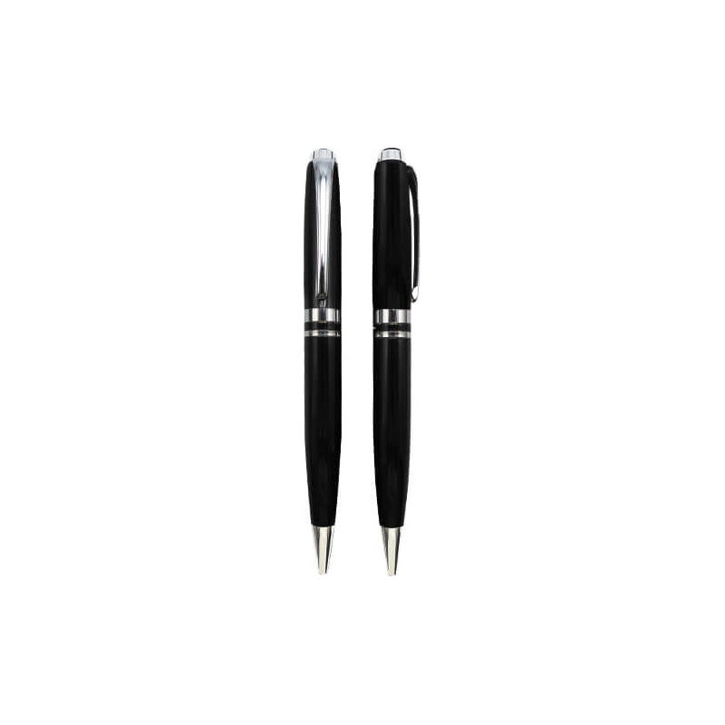 Libreta Elegante Diseño Cierre Elasticado Negro Set 2 Piezas