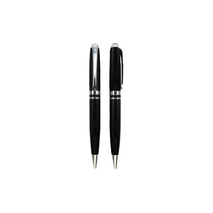 Libreta Elegante Diseño Cierre Elasticado Negro Set 2 Piezas