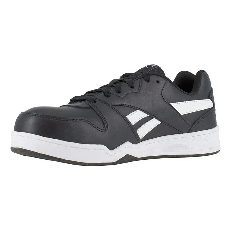 Zapatilla De Seguridad Reebok Hombre Caña Baja Negro/blanco