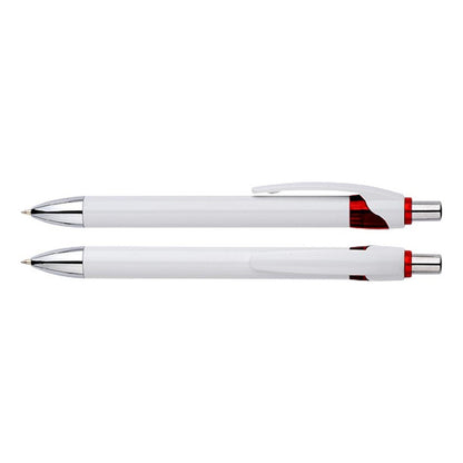 Bolígrafo Lápiz Promocional Blanco/plateado Pack 50 Unds