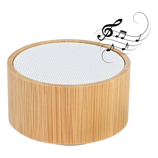 Parlante Bluetooth de Bambú Flow 3W | Portátil y Recargable | Ecológico