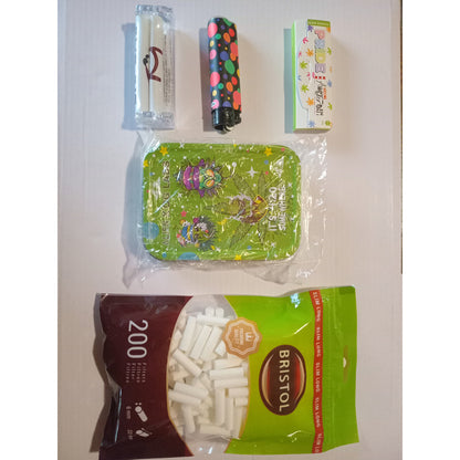 Pack Caja Metálica + Papelillos + Filtro + Atomic + Enrolado